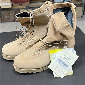 Belleville gore-tex Men's Tan Lace-Up Combat Boots 14.5 XXW NWT